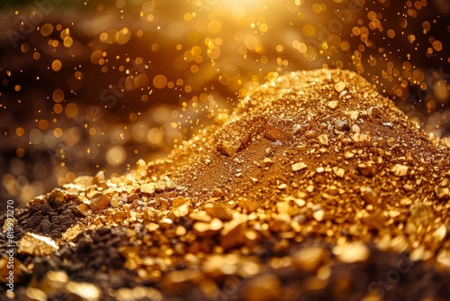 Exploration for gold deposits is an important activity in the mining industry.