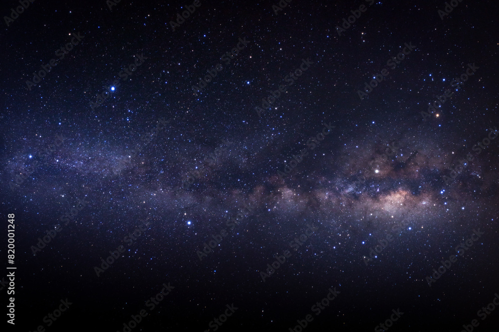 Fototapeta premium Milky way galaxy with stars and space dust in the universe