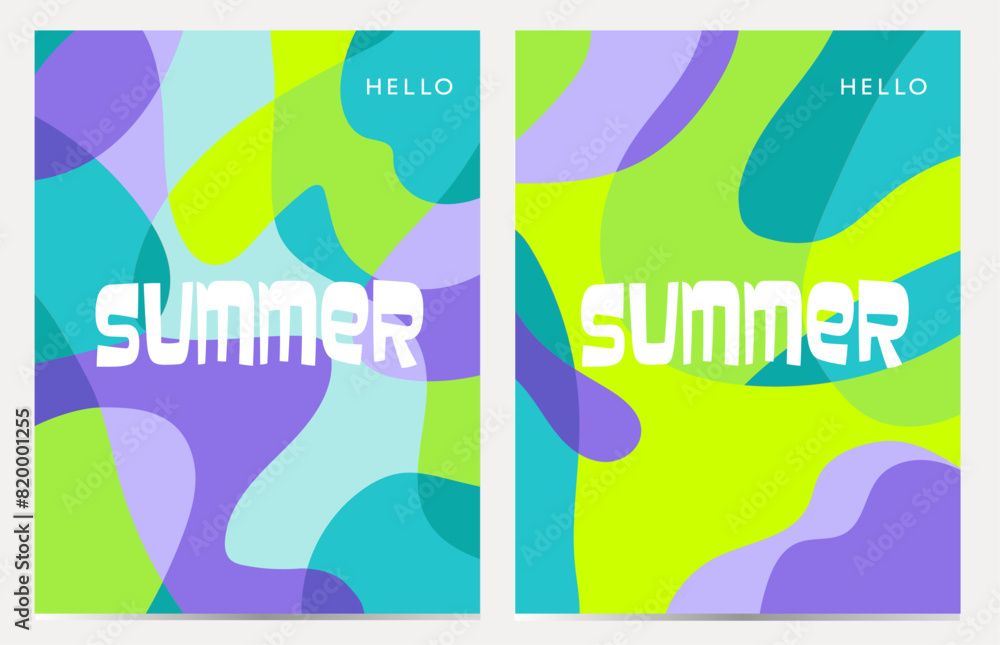 Summer abstract background bright green colours, template, cover, poster, banner, card, textile, packaging, vector illustration Summer abstract background bright green colours, template, cover, poster, banner, card, textile, packaging, vector illustration