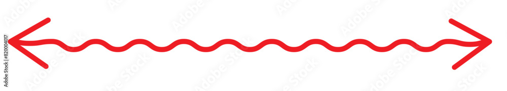 Horizontal long straight arrow signs. Black pointer, direction, position symbol and double arrow icon isolated on white background. Vector Illustration Horizontal long straight arrow signs. Black pointer, direction, position symbol and double arrow icon isolated on white background. Vector Illustration