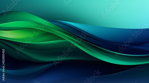 Abstract green and blue digital background