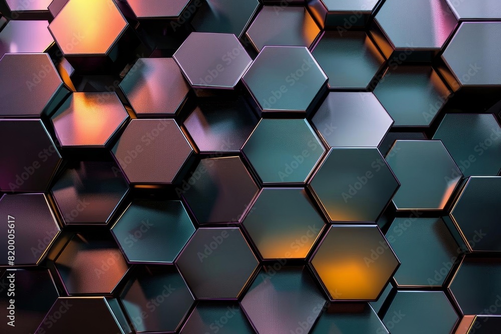 Abstract hexagonal pattern Abstract hexagonal pattern