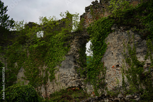 A roman gothic castle ruins called Grad Konjice.