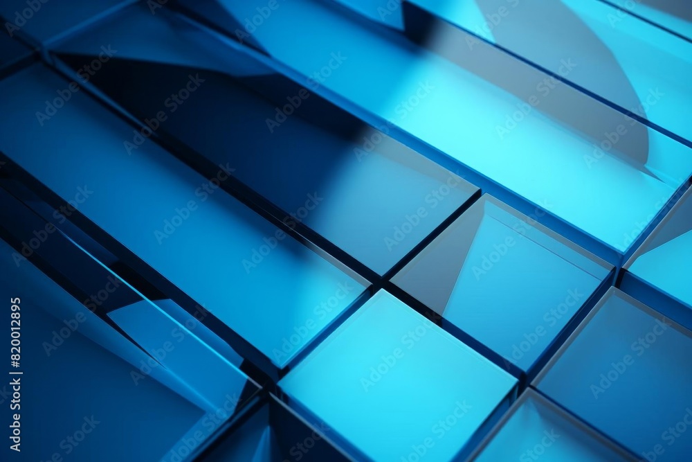 Blue abstract geometric background Blue abstract geometric background