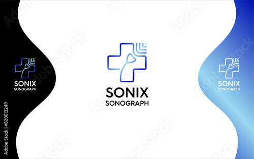 Sonix Sonograph clever logo design