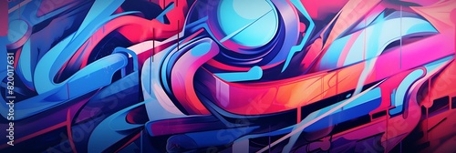 An abstract background with a graffiti style.