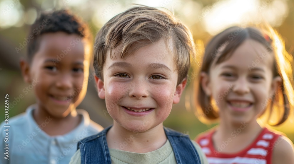 A Group of Joyful Children A Group of Joyful Children