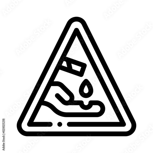 chemical line icon