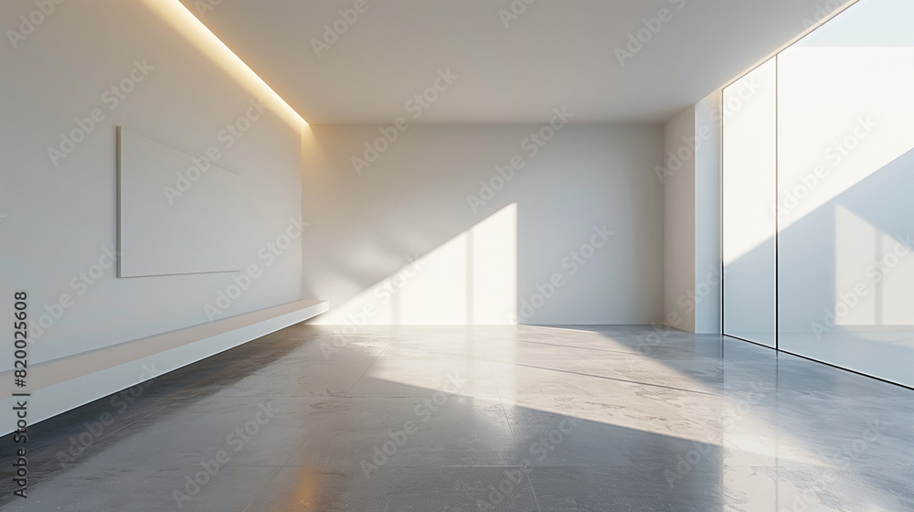 A minimalist white room, devoid of furniture and decoration, symbolizing infinite possibilities and blank canvases awaiting inspiration. A minimalist white room, devoid of furniture and decoration, symbolizing infinite possibilities and blank canvases awaiting inspiration.