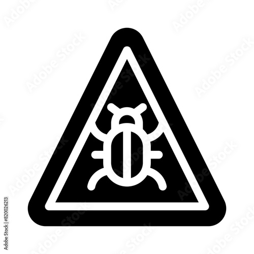 bug glyph icon