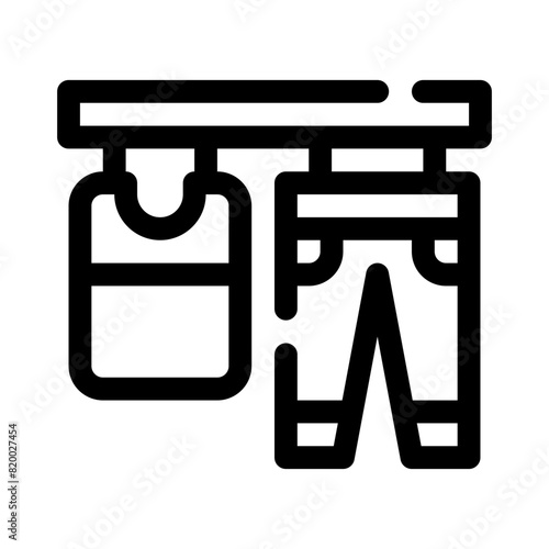 clothesline line icon