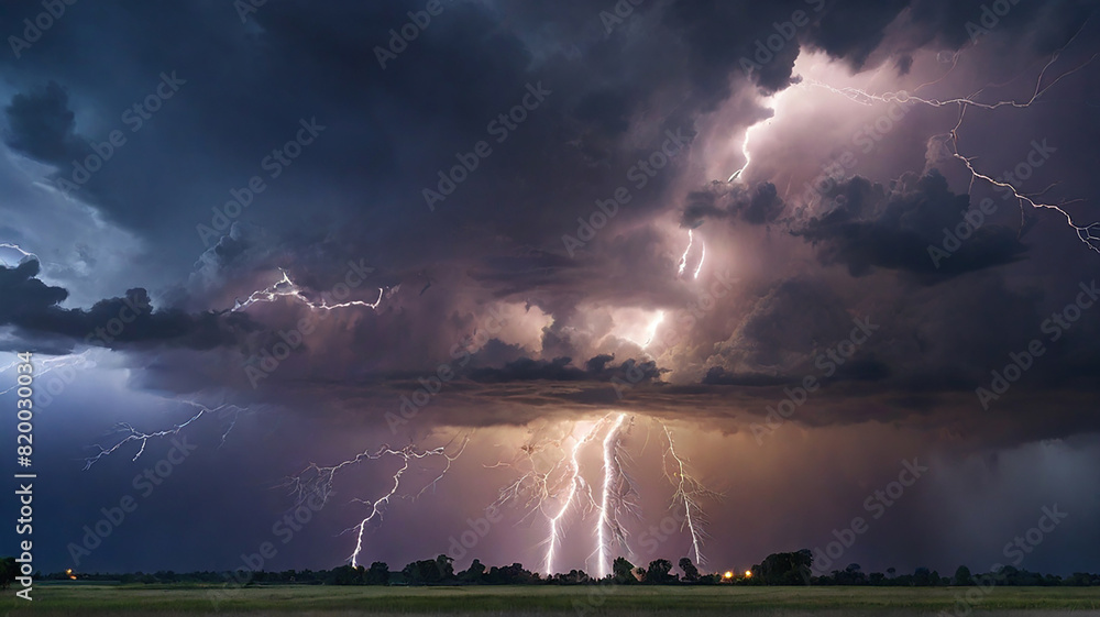 lightning over the city lightning over the city