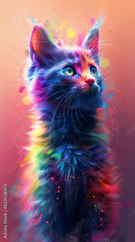 colorful CAT