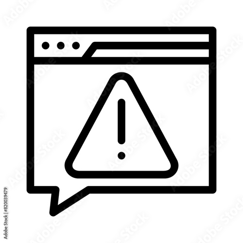 error line icon