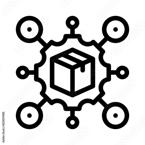 distribution line icon