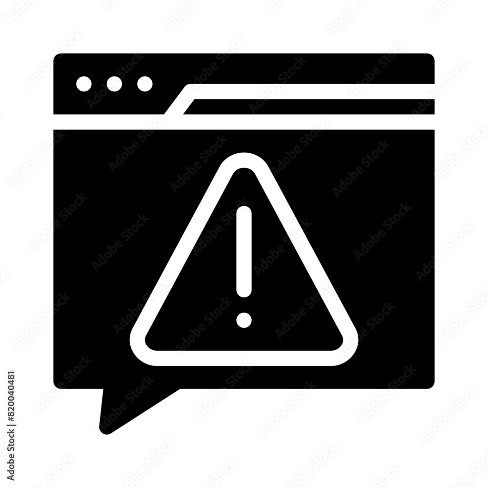 error glyph icon error glyph icon