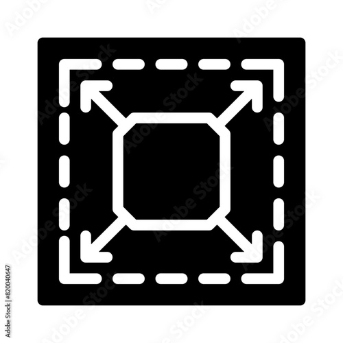 scalability glyph icon
