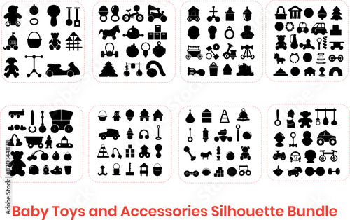 Baby Toys And Accessories Silhouette Bundle