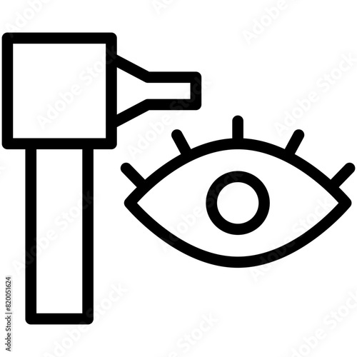 otoscope line icon