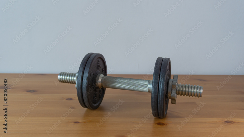 Fototapeta premium Strength Training with Quality Dumbbell