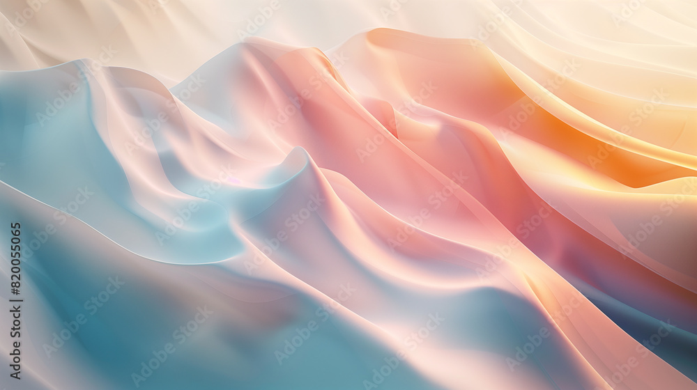 Obraz premium Abstract Gradient Waves 