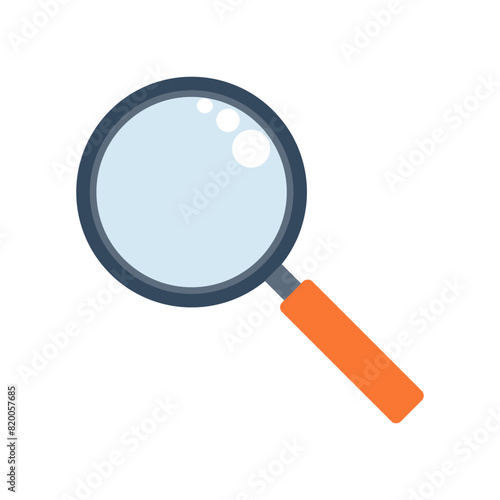 magnifying glass icon design vector template