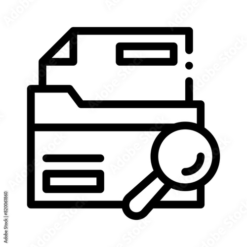 analytic line icon