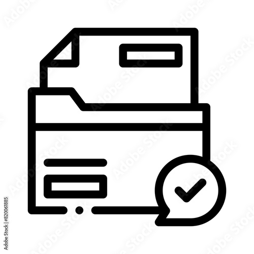 accepted line icon