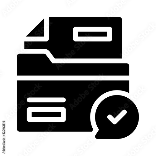 accepted glyph icon