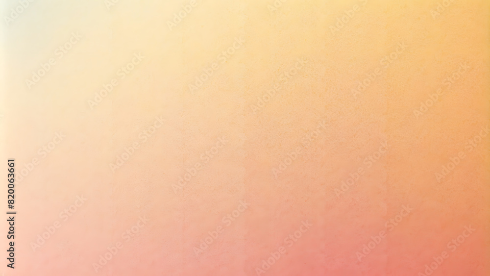 Fototapeta premium Pale Pink, Soft Peach, and Light Yellow Gradient with Grainy Texture. Perfect for: Spring Themes, Baby Showers, Easter Celebrations, Mother's Day, Romantic Occasions.