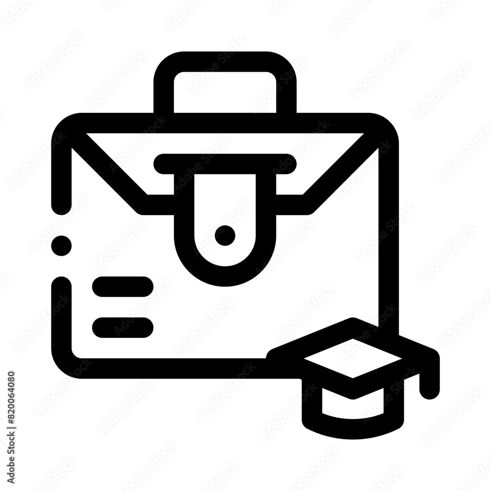 internship line icon