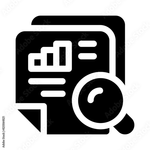 analytic glyph icon