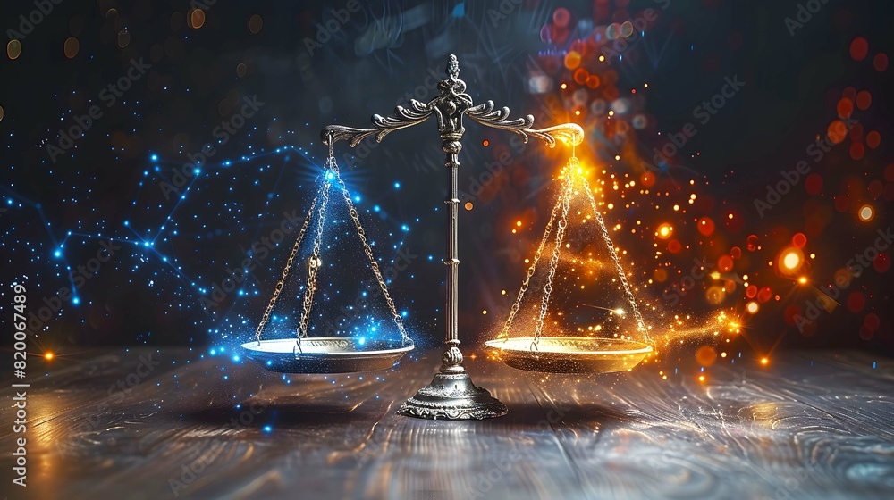 The level of justice, on the one hand, represents human decision-making. And the other side of AI algorithms is necessary to apply the law to artificial intelligence. The level of justice, on the one hand, represents human decision-making. And the other side of AI algorithms is necessary to apply the law to artificial intelligence.