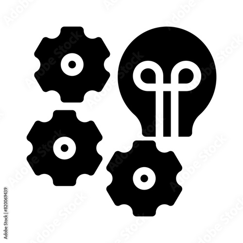 innovative glyph icon