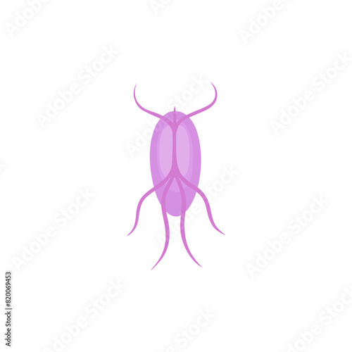 Giardia Parasites Illustration 
