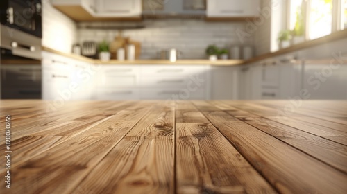 A Modern Wooden Kitchen Interior