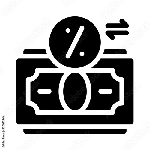 refinance glyph icon