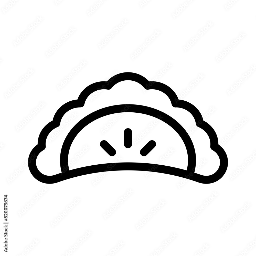 pasty line icon