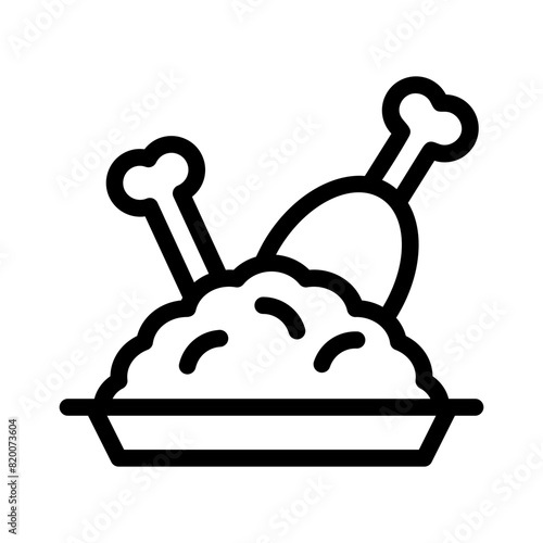 biryani line icon