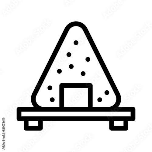 onigiri line icon