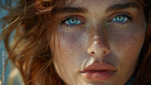 Close-up of a stunning fashion model, ultra-realistic, portrait, high quality, beautiful girl closeup
