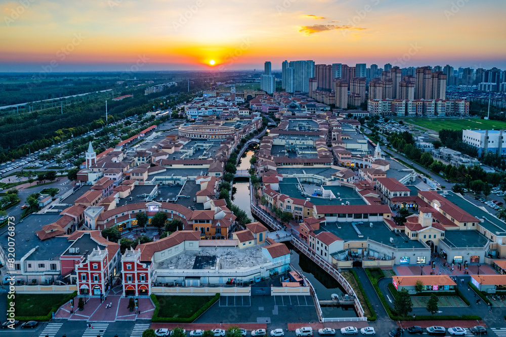 Obraz premium Tianjin Wuqing Florence architecture landscape