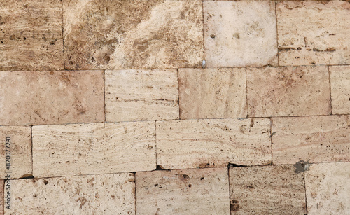 Wallpaper Mural Detail of the outer walls of the Mahperi Hatun Caravanserai, built by Mahperi Hatun, the wife of Keykubâd  Torontodigital.ca