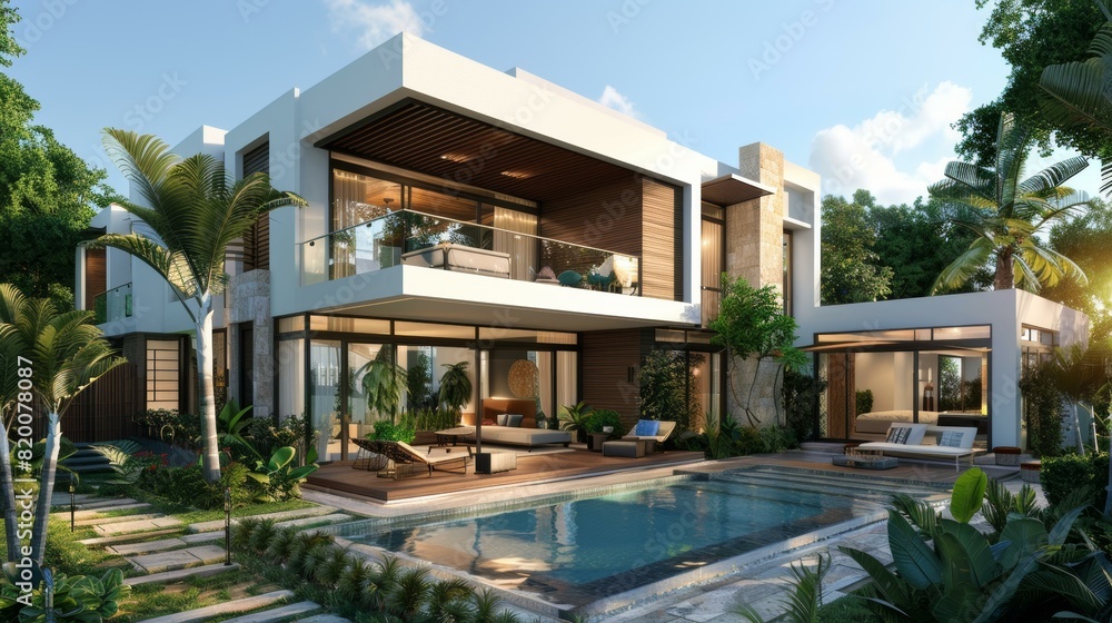 Luxury Tropical Villa with Private Pool and Garden Luxury Tropical Villa with Private Pool and Garden