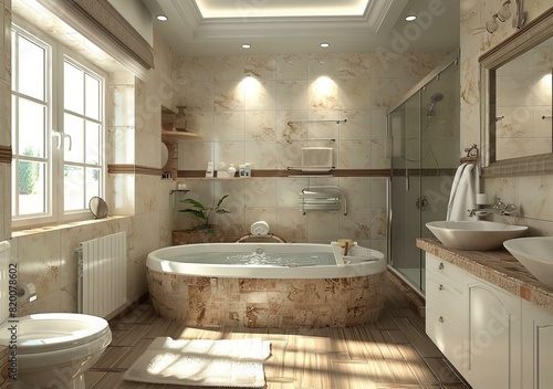 Modern Bathroom Design with Luxurious Touches