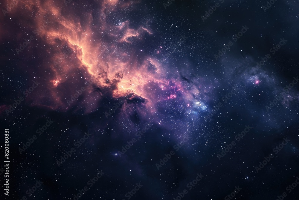 Beautiful galaxy background with stars and planets Beautiful galaxy background with stars and planets