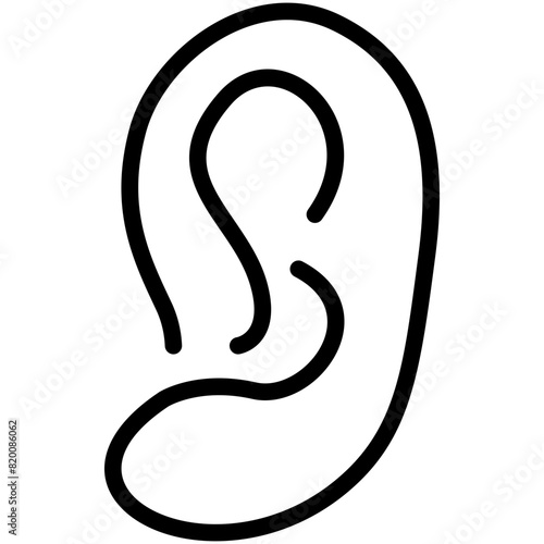 ear line icon photo