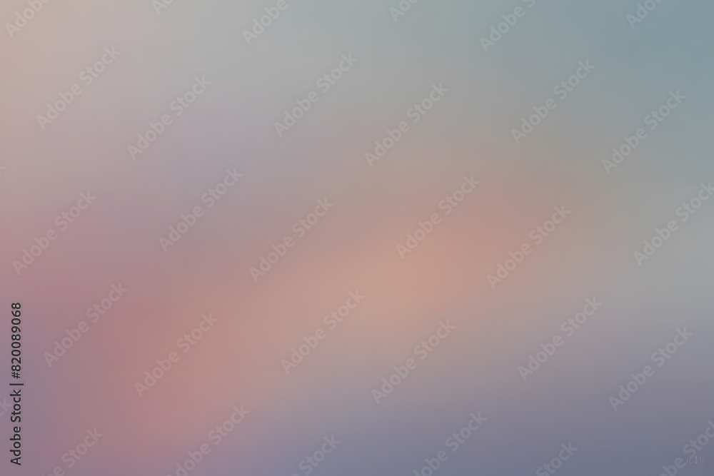 Abstract Colorful Background With Bokeh and Clouds, Smooth Blend Rainbow Waves Glow Abstract Background