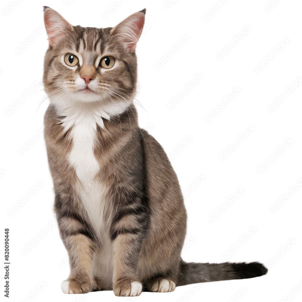 Obraz premium cat isolated 