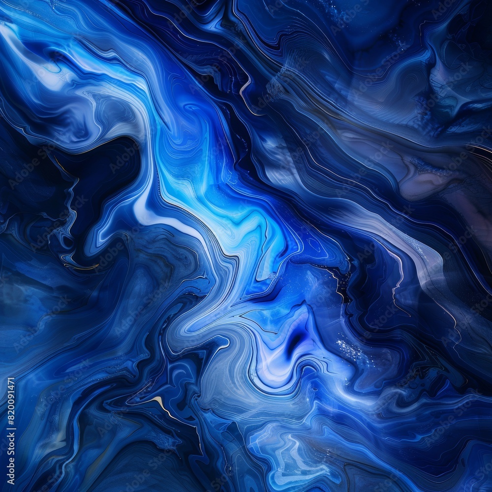 Fototapeta premium abstract blue background wave